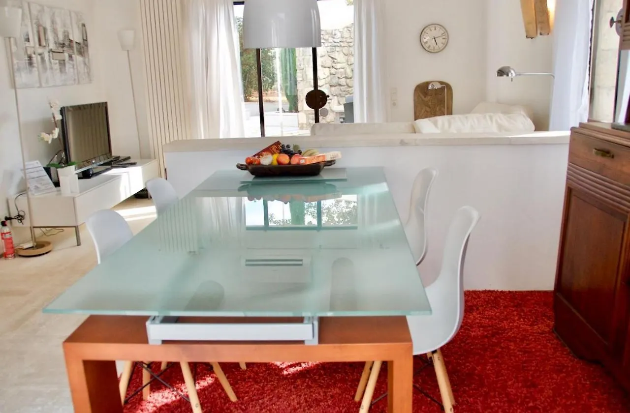 Maison Bertuli Oliviers Aircon, Heated Saltwater Pool, 2 Bedrooms Oppede Villa