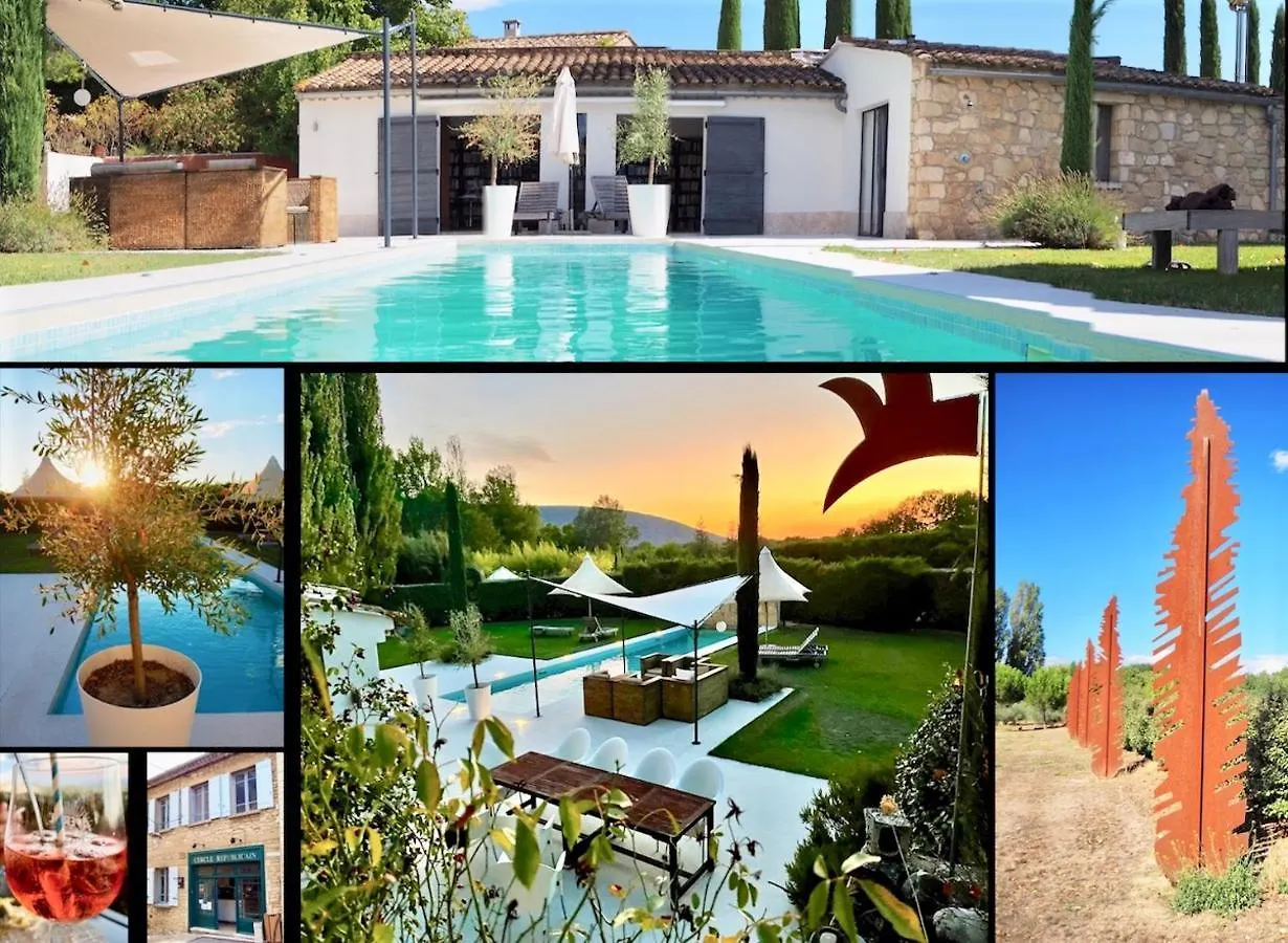 Maison Bertuli Oliviers Aircon, Heated Saltwater Pool, 2 Bedrooms Oppede Villa